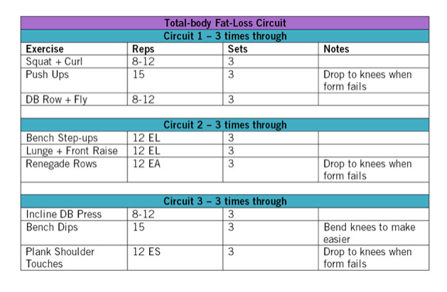 Circuit Training for weight loss